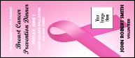 Pink Ribbon VIP Event Badge Large