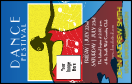 Dance Festival VIP Event Badge Medium with elegant, retro look.