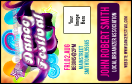 Funkadelic 1970's themed VIP event badge template. Easily customize to your event via text fields and image upload. Perfect for a disco festival!