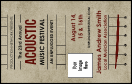 Acoustic Strings VIP Event Badge Medium