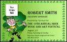 St. Patrick's Day VIP Event Badge Medium