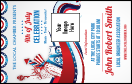 Fourth of July Freedom VIP Event Badge Medium with 10 lines of customizable text.