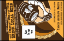 Beer Festival 2 VIP Event Badge Medium with security microtext.