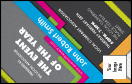 Retro Colors VIP Event Badge Medium with vivid color blocking.