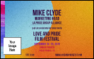 LGBT Film Festival VIP Event Badge Medium with image upload and customizable text.