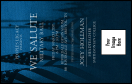 Military Ball - US Flags VIP Event Badge Medium has space for event information and wearer credentials.