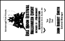 Haunted House VIP Event Badge Medium with 1 custom image upload spot.