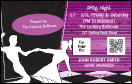 50s Swing Dance VIP Event Badge Medium with unique ticket barcoding to smooth entrances and exits.