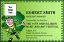 St. Patrick's Day VIP Event Badge Small