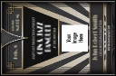 Roaring 20s VIP Event Badge Small with image upload