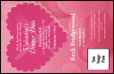 Valentine's Dinner Date VIP Event Badge Small has a spot to add your logo.