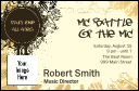Hip Hop Concert VIP Event Badge Small