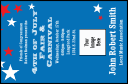 Red, White, and Blue Stars VIP Event Badge Small