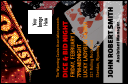 Casino Night VIP Event Badge Small with Vegas-themed design and 1 logo upload.