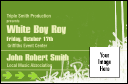 Hip Hop Green VIP Event Badge Small has a spot to add your logo. Matching lanyards available.