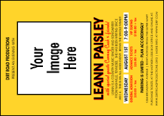 Your Photo Concert Yellow Club Flyer