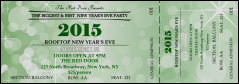 Green Glitter Reserved Event Ticket