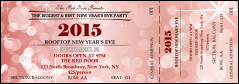 Red Glitter ReservedEvent Ticket