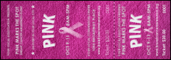Breast Cancer Pink Ribbon Event Ticket