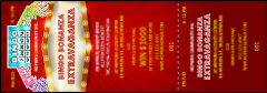 Bingo Bonanza Extravaganza Event Ticket is easy to customize and custom prints in bold color.