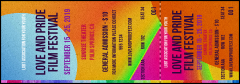 LGBT Film Festival Reserved Event Ticket with detachable stubs and secure numbering.