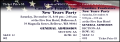 A patriotic American Flag 002 Reserved Event Ticket