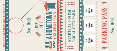 Fourth of July - Hometown Hang Tag has 3 image uploads.