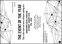 All Purpose Geometric Black and White Postcard with abstract background design and customizable text.