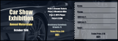 Car Show Speed Dial Raffle Ticket