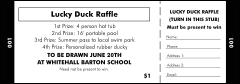 All Purpose Fundraising Raffle Ticket 0007