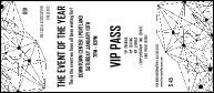 All Purpose Geometric Black and White VIP Pass. Personalize text to your needs.