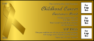 Childhood Cancer Awareness Month VIP Pass with 3 image uploads.