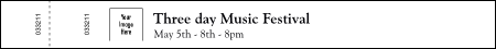 Text (2 lines) with Logo (Stubbed)