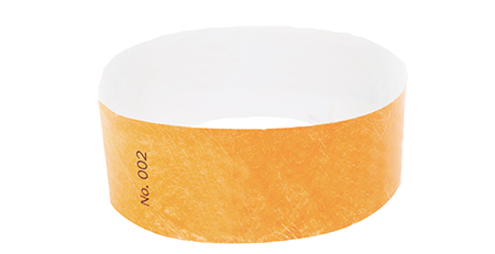 Standard Tyvek Wristband (orange)