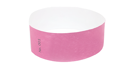 Standard Tyvek Wristband (pink)