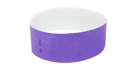 Standard Tyvek Wristband (purple)