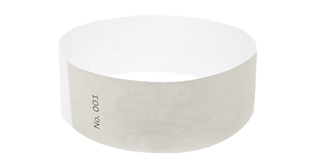 Standard Tyvek Wristbands (silver)
