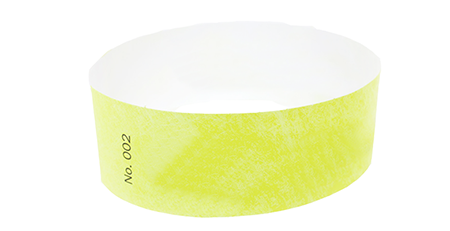 Standard Tyvek Wristband (yellow)
