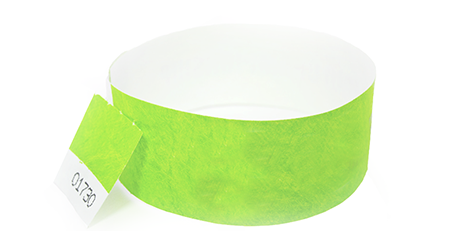 Stub Tyvek Wristband (green)