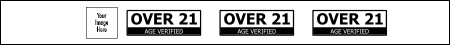 Over 21 Tyvek Wristband