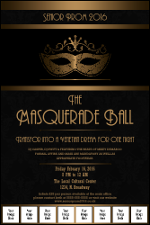 Masquerade Ball Posters & Flyers | UK Ticket Printing