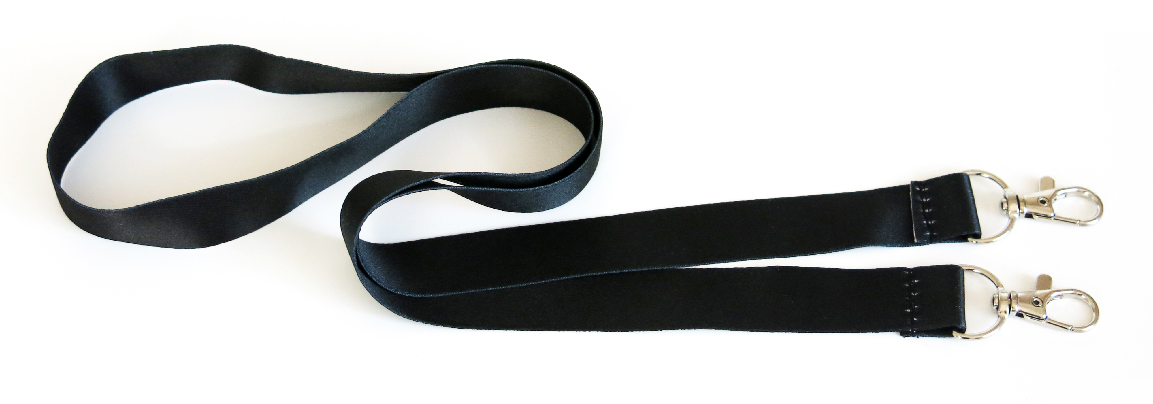 Double Clip Cloth Lanyard